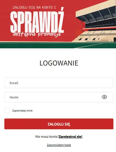 Formy logowania do kasyna FUKSIARZ